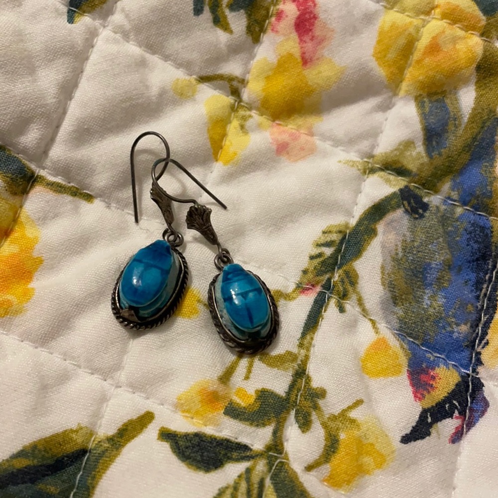 Scarab Earrings